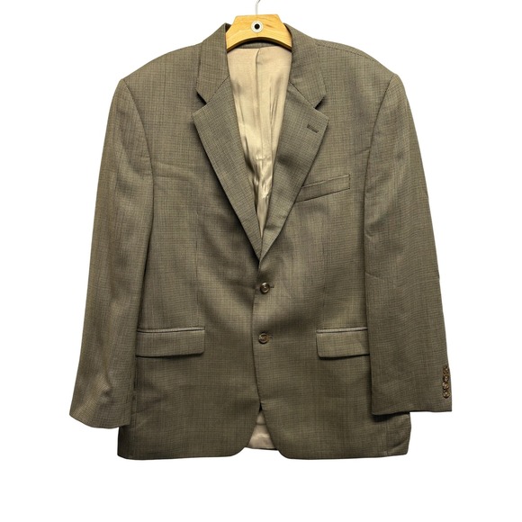 Lauren Ralph Lauren Other - Vtg Lauren Ralph Lauren Men's Houndstooth Wool‎ Blazer Sport Coat Size 42R